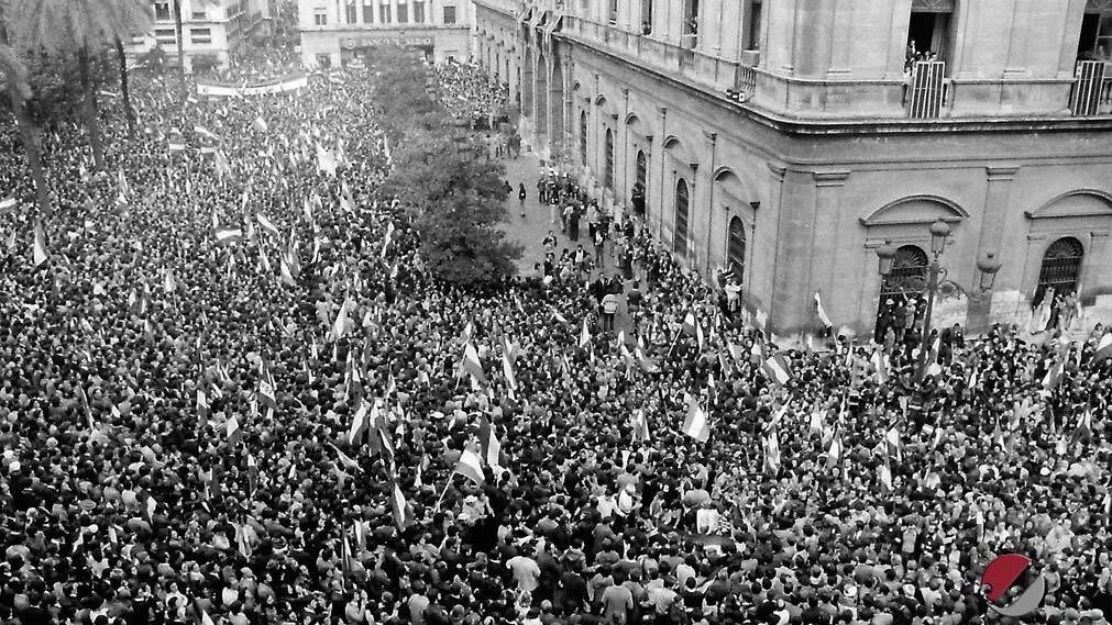 Resultado de imagen de Manifestación 4-DE Malaga 1977